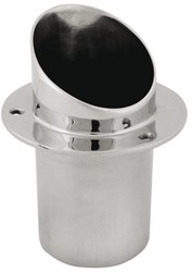 RVS Spiegeldoorvoer 100mm