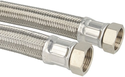 RVS Flexibele verbindingsslang 1" binnendraad - 150cm