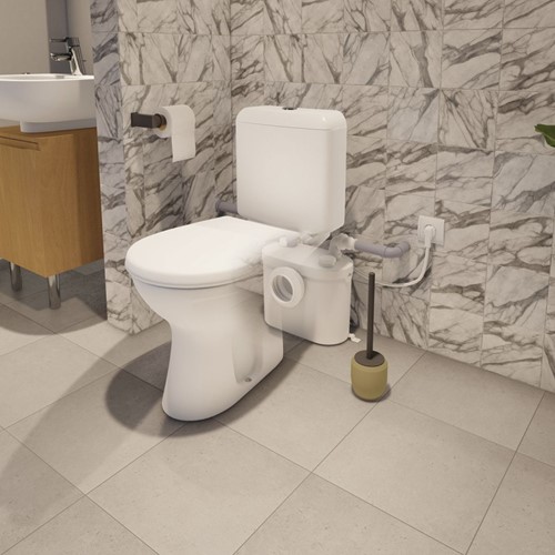 Sanibroyeur Sanitop Up fecaliënvermaler voor WC + wastafel-2