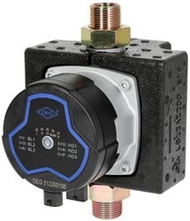 Silvertec Solar circulatiepomp DN20 met 130 mm inbouwlengte 1" en PWM regeling