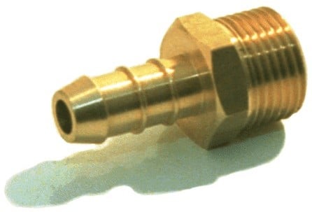 Slangtule (propaan) 8mm x 1/2" buitendraad