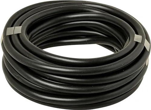 Stroomkabel rond 3-aderig 0,75mm² zwart 5 meter