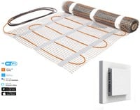 Solidparts Elektrische vloerverwarmingsset 3.0m2 met Wifi thermostaat Wit