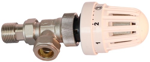 Solidparts Thermostaatkraan Haaks Verkeerd 1/2" x 15mm knel