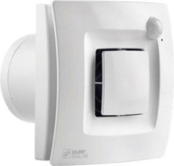 Soler & Palau SILENT DUAL 100 badkamer/toilet ventilator