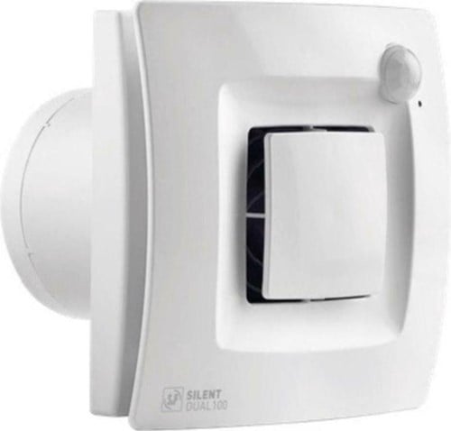 Soler & Palau SILENT DUAL 100 badkamer/toilet ventilator