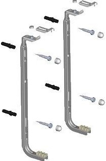 Thermrad X2 J-beugels (2 stks) voor Thermrad 200 hoog