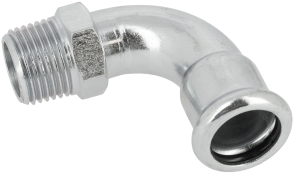 Bonfix Persfitting C-Staal Bocht Buitendraad 1/2 x 15mm