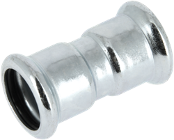 Bonfix Persfitting C-Staal Recht 22mm