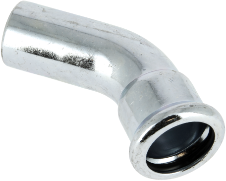 Bonfix Persfitting C-Staal Insteekbocht 45° 28mm
