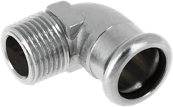 Bonfix Persfitting C-Staal Knie Buitendraad 3/4 x 22mm