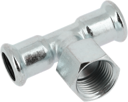 Bonfix Persfitting C-Staal T-koppeling 22 x3/4bi x 22mm