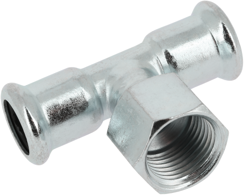 Bonfix Persfitting C-Staal T-koppeling 22 x1/2bi x 22mm
