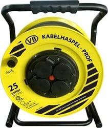 VB 41091 Kabelhaspel Prof 25M 4-Voudig 3x2.5mm H07RN-F