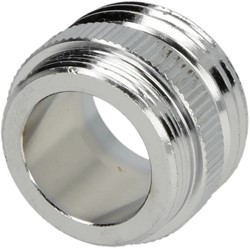Verloopnippel M24 x 3/4" Chroom